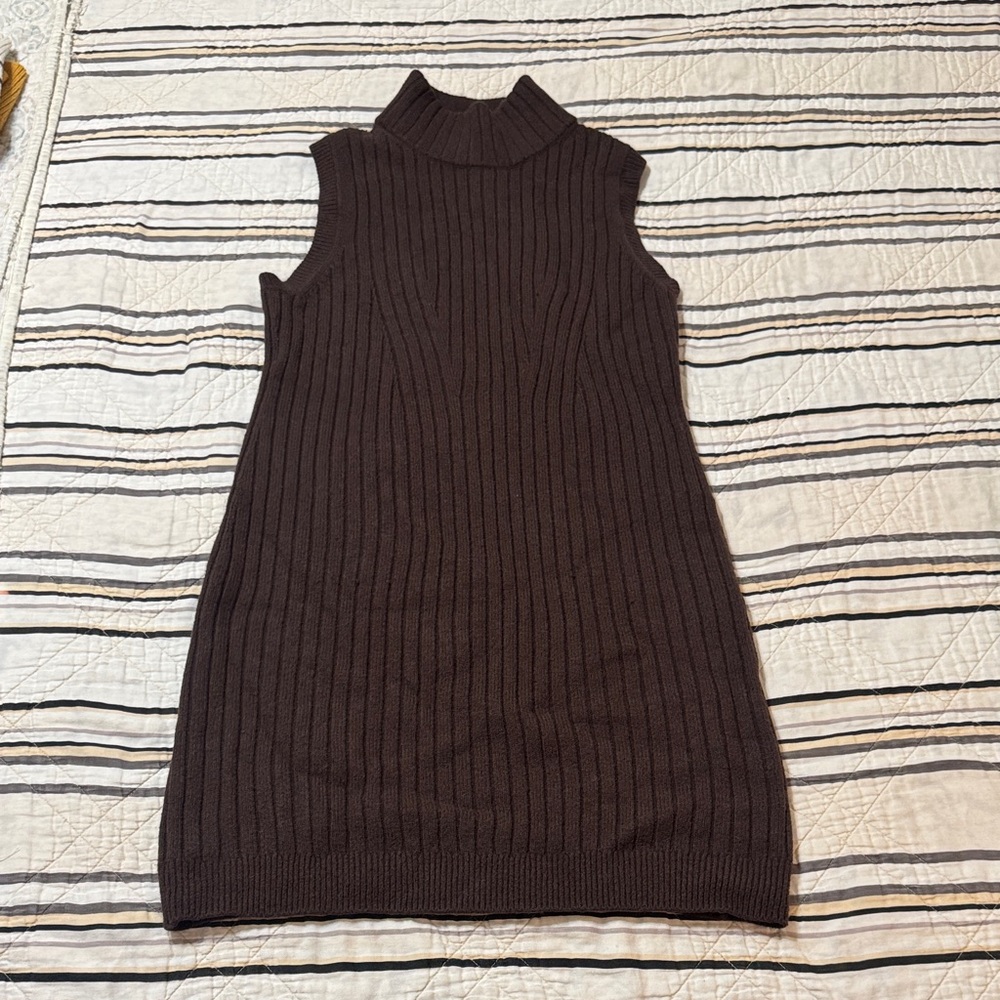 Banana Republic Sleeveless Ribbed Knit Dress Size M